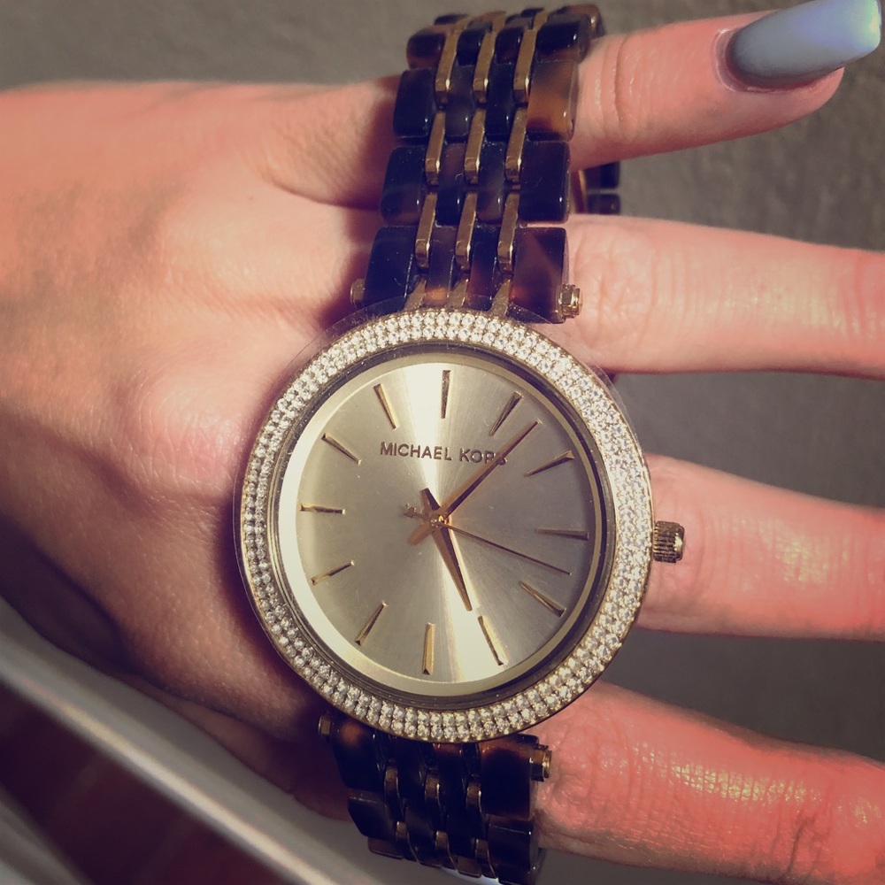 Tortoiseshell Michael Kors Watch